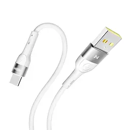 Кабель для заряджання та обміну даними Yoki YK-EX11 EXTRA Series USB/Type C 60W 3A/20V 1.2 m White - мініатюра 6
