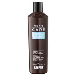 Тонувальний шампунь з чорним вугіллям KAYPRO MEN'S CARE Toning Shampoo With Black Carbon 350 мл