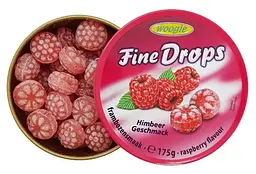 Льодяники Woogie Fine Drops зі смаком малини 175г - мініатюра 2