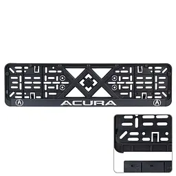 Рамка номера Acura клямка 3D напис Хромований / Поліпропілен гнучкий морозостійкий - мініатюра 2