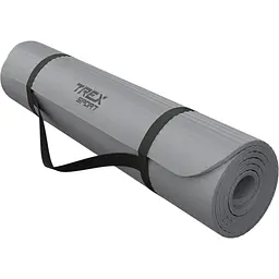 Коврик для йоги Trex Sport TX-019NGM NBR 1см 190х80 сірий
