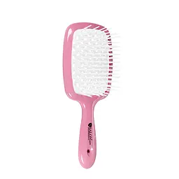 Щітка для волосся Salon Professional продувна 20 см SP0099 SL, Рожева з білим - мініатюра 3