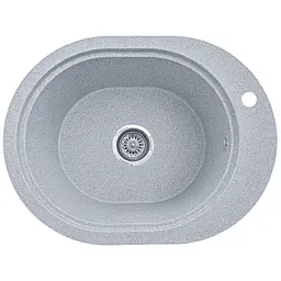 Мийка кухонна Valetti 61N гранітна 560х430 мм сіра - мініатюра 2