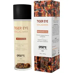 Масажна олія Exsens Tiger Eye Macadamia (захист з тигровим оком)