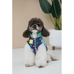 Жилет для собак Pet Fashion Grass XS м'ятний з авторським принтом - мініатюра 5