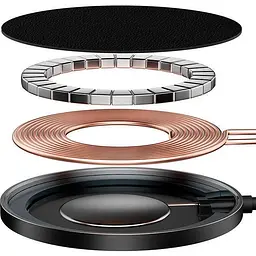 Бездротовий зарядний пристрій Baseus Simple Mini2 Magnetic Wireless Charger 15W Black (CCJJ010001) [90315] - мініатюра 6