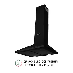 Витяжка купольна PERFELLI K 5210 BL 700 LED - мініатюра 3