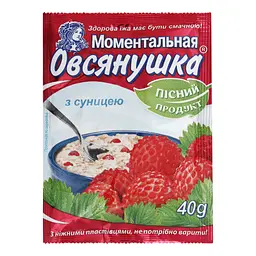 Каша вівсяна Вівсяночка з суницею 40 г (715371) - мініатюра 2