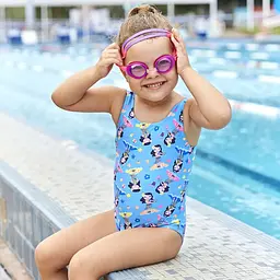 Купальник Zoggs Hula Girl Scoopback 5 Блакитний (1000-463620.HULA.24) - мініатюра 3
