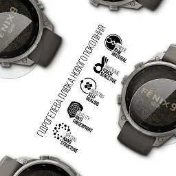 Плівка захисна Armorstandart hydrogel Garmin Fenix 9 Pro Solar 47mm 6 pcs (ARM94002) - мініатюра 2