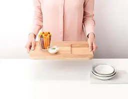 Дошка обробна Brabantia Profile для овочів 40х25х2 см (260742) - мініатюра 2
