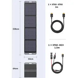 Портативна сонячна панель Ugreen Solar Panel SC200 200W [112770] - мініатюра 5