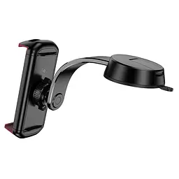 Автотримач Hoco H68 Gamble tablet (center console) Black / Red - мініатюра 7