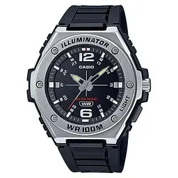 Кварцовий наручний годинник Casio Collection MWA-100H-1AVEF з полімерним ремінцем