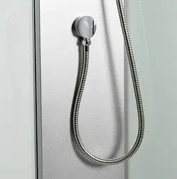 Душовий бокс Lidz Tani SB100x100.SAT.LOW.FR, низький, скло Frost 4 мм + стінки (LTSB100100SATLOWFR) - мініатюра 2
