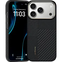 Чохол Benks Montage ArmorAir Kevlar Case 600D/1500D Magnetic для Apple iPhone 17 Pro Max Black [145681]