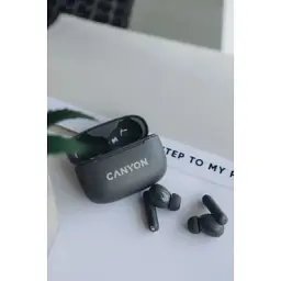Навушники Canyon TWS-10 OnGo ANC ENC Graphite (CNS-TWS10B) - мініатюра 11