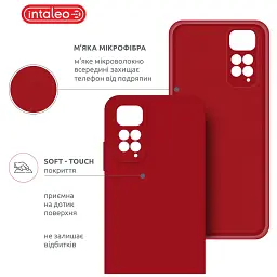 Чохол до мобільного телефона Intaleo SoftShell Xiaomi Redmi Note 11 Red (1283126558313) - мініатюра 5