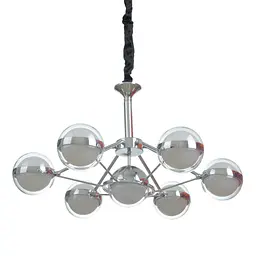 Люстра Brille молекула підвісна LED 78W WW+NW+CW CH (BL-798S/7) - мініатюра 8