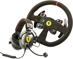 Кермо і гарнітура ThrustMaster Race Kit Ferrari 599XX EVO Edition With Alcantara PC/PS4/PS3 (4160771) - мініатюра 2