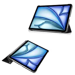 Чохол-книжка BeCover Smart Case для Apple iPad Air 11" M2/M3 2024/2025 Black Abstraction (711598) - мініатюра 5
