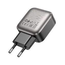 МЗП Borofone BAS54A Absolute PD20W+QC3.0 (1USB-A/1C) Black - мініатюра 2