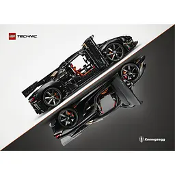 Конструктор LEGO Technic Koenigsegg Sadair's Spear Megacar 4104 ел. (42232)
