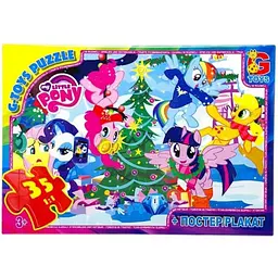 Дитячий пазл "My little PONY" MLP032 постер, 35 елементів