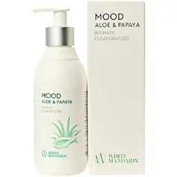 Гель для інтимної гігієни алое & папая Чойс | MOOD ALOE & PAPAYA White Mandarin