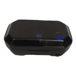 Бездротові навушники TWS M12 з боксом для заряджання Black (au187) - мініатюра 3