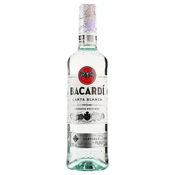 Ром Bacardi Carta Blanca білий, 40%, 0,5л (14034)