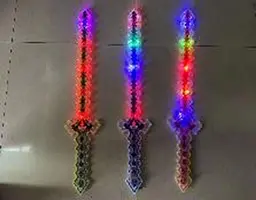 Світловий іграшковий меч з LED-підсвічуванням 62 см, пластик (C28418) в асортименті