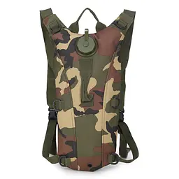 Рюкзак гідратор для води військовий - питна система на 2,5 літри (Jungle camouflage) (100874)