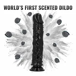 Фалоімітатор з ароматом лакриці Toyz4lovers Delicious Dildo Liquorice, 20 см - мініатюра 3
