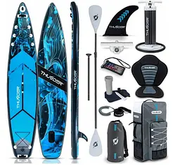 Надувна дошка SUP THUNDER BLUET 365 см з веслом - мініатюра 2