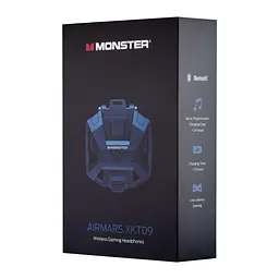 Навушники Monster Bluetooth XKT09 Wireless Bluetooth 5.2 Gaming earbuds 300mAh сині - мініатюра 2