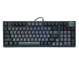 Механічна ігрова клавіатура з підсвічуванням Fantech ATOM96 AMK-890 Blue Switch, Eng/Укр/Рус, Black-Grey - мініатюра 2