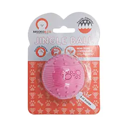 Іграшка для собак Misoko&Co Резиновий м'яч pink 6.35 cm - мініатюра 3