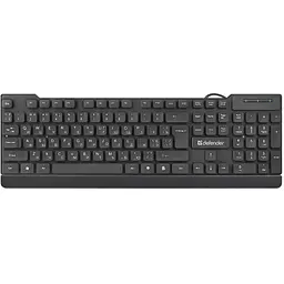 Клавіатура Defender Element HB-190 UA, 104кн., повнорозмірна, чорна