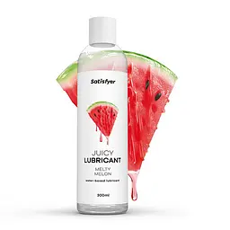 Лубрикант на водній основі Satisfyer Juicy Lubricant Melty Melon 300 мл (м'яте паковання!!!) - мініатюра 3