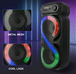 Портативна Bluetooth-колонка SING-E ZQS4270M з потужним звуком та акумулятором 20 Вт Чорний - мініатюра 4