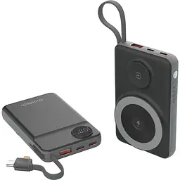Павербанк Choetech Magnetic Wireless Black 10 000 mAh / 22.5 Вт (B695-BK) - мініатюра 3