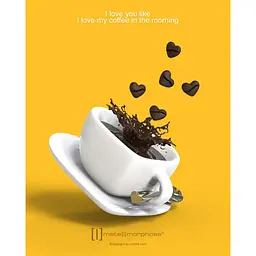 Брелок Metalmorphose Love Coffee (8000020378277) - мініатюра 4