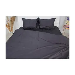 Постільна білизна MirSon Сатин 0848 Blue Black 2х160х220 (2200002026765) - мініатюра 2