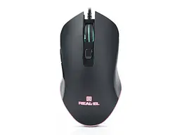 Миша REAL-EL RM-550 USB Black (EL123200027)