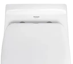 Унітаз підвісний безобідковий Kroner Oker WHI533536 RIMLESS з сидінням (KO533536WHIR) (CV033120) - мініатюра 8