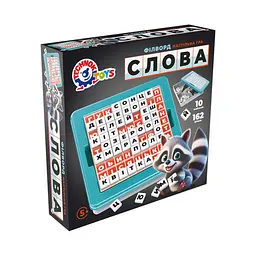 Дитяча розвиваюча гра філворд "Слова" 2963TXK 162 фішки, 10 шаблонів