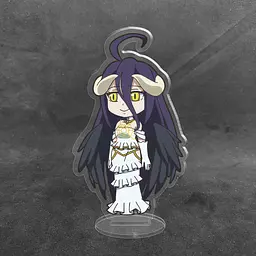 Акрилова колекційна фігурка Chibi Аніме Король Overlord Albedo, Альбедо 2 10 см