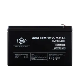 Акумулятор AGM LPM 12V - 7.2 Ah
