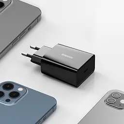 Адаптер живлення Baseus Speed Mini 20W з роз'ємом Type-C та швидкою зарядкою - мініатюра 9